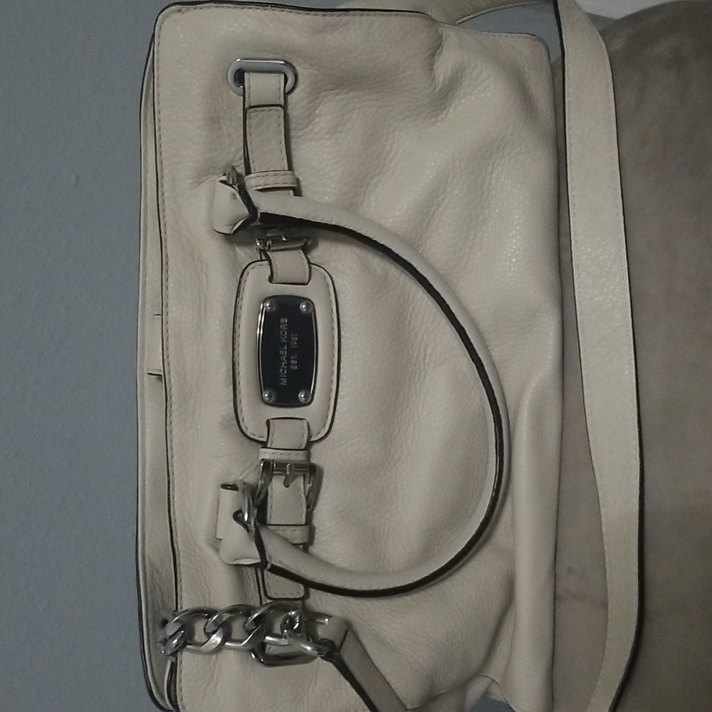 Michael Kors ivory handbag